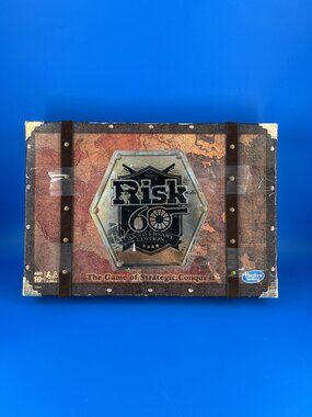 Hasbro Gaming Risk 60th Anniversary Edition Family Board Game for Ages 10 and Up